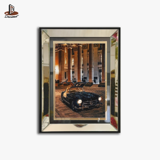 Tranh Khung Gương Bạc Mercedes-Benz 300 SL Gullwing 195