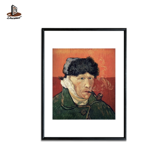 Tranh Khung Composite Đen Mỏng elf-Portrait With Bandaged Ear 