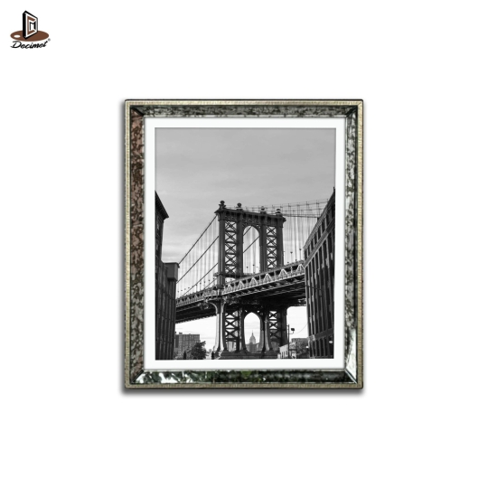 Tranh Khung Gương Loang Manhattan Bridge