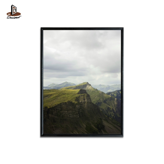 Tranh Khung Composite Đen Mỏng Cliff Under Sky