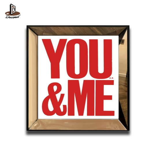 Tranh Khung Gương Trà You&Me 