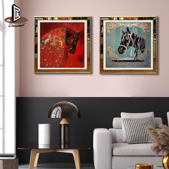 Set Tranh Classic Horse Paintings