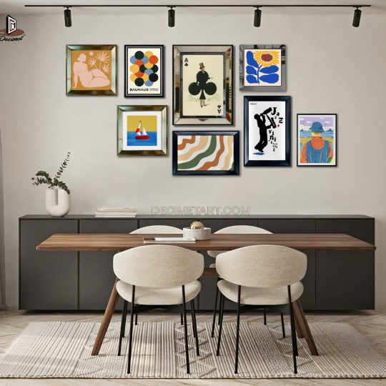 Set Tranh Vintage Art