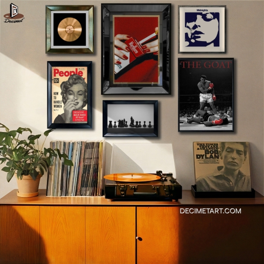 Set Tranh Display Frame Vinyl