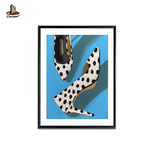 Poster Polka Dot High Heels