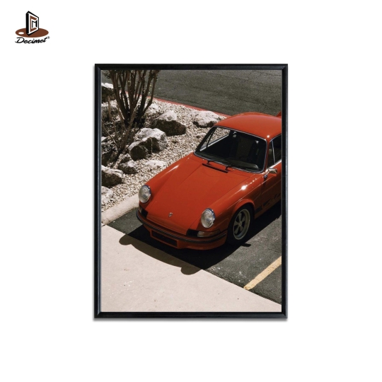Tranh Khung Composite Đen Mỏng Porsche 911 Carrera RS