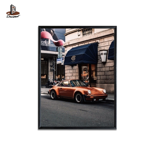 Tranh Khung Composite Đen Mỏng Porsche 930 Turbo