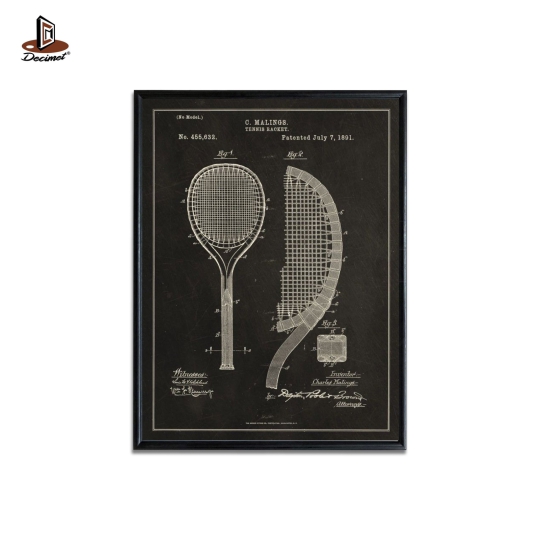 Poster Tennis Poster B&W