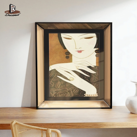Tranh Khung Gương Trà Deco Art