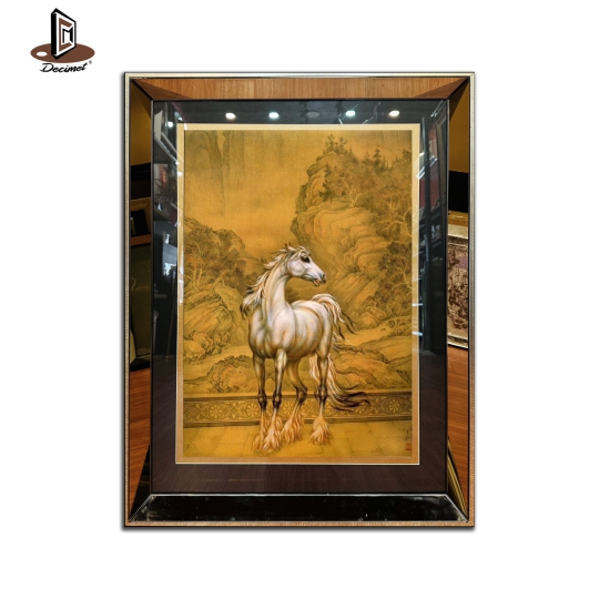 Tranh Khung Gương Trà Eight Horses / Bát Mã No.1