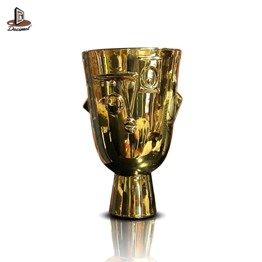 Bình Gốm Gold Face No.2