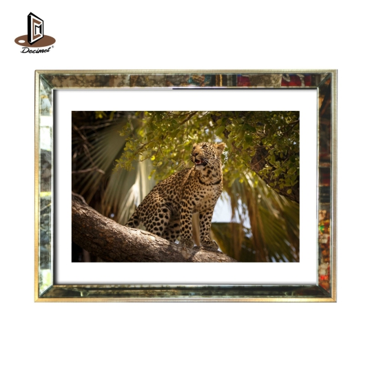 Tranh Khung Gương Loang The Leopard Sat On The Stove