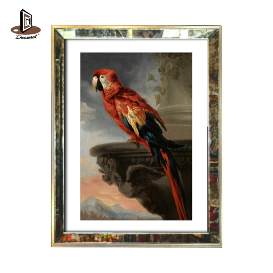 Tranh Khung Gương Loang Parrot