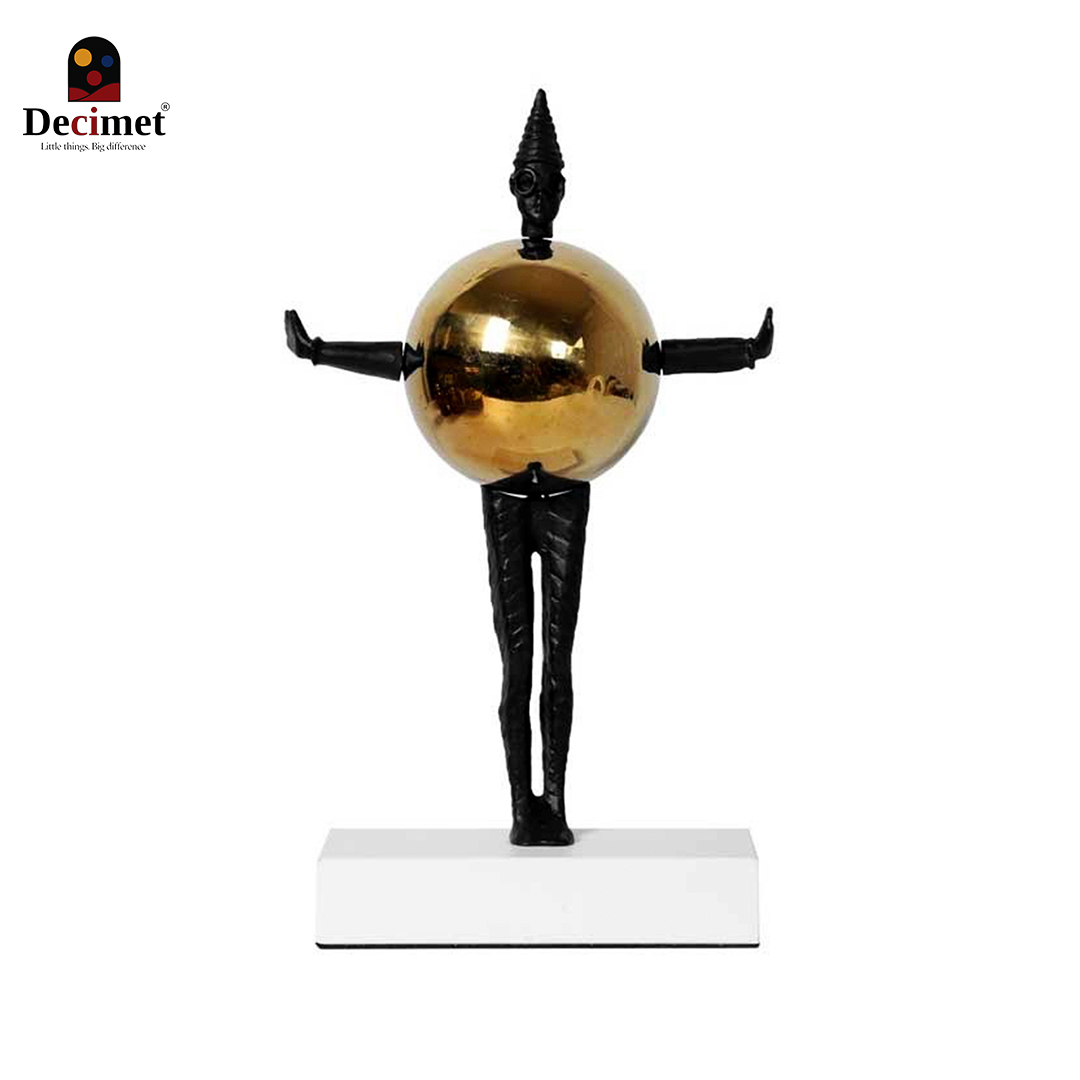 Golden Black Stand statue