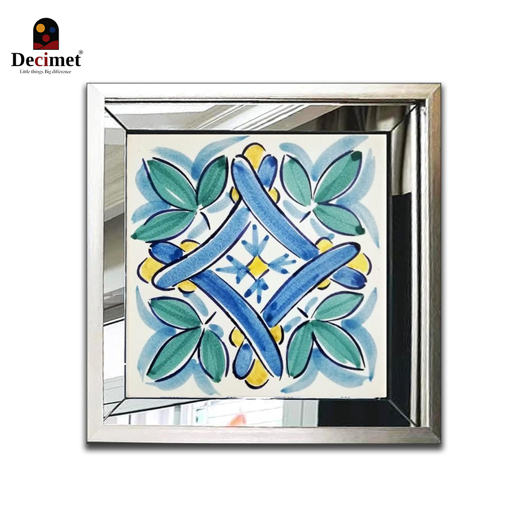 Tranh Khung Gương Bạc Ghép Composite Chinoiseries Sicily Style