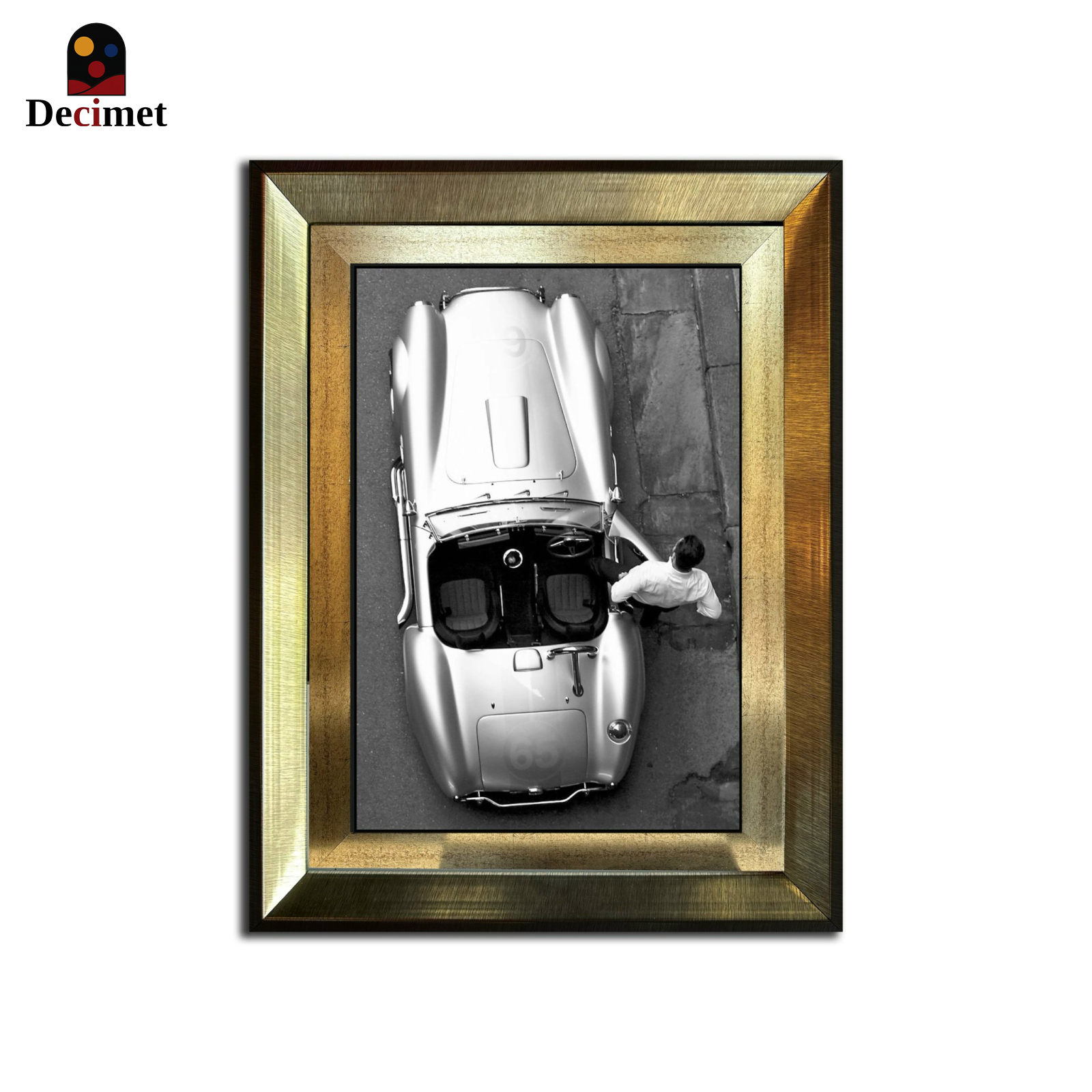 Tranh Khung Composite Ghép The Porsche. Stockholm Style