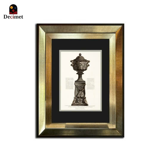 Tranh Khung Composite Ghép Bình Hoa Biểu Tượng Ai Cập  Giovanni Battista Piranesi