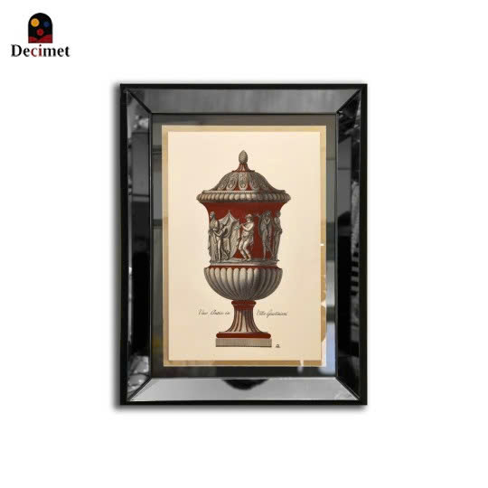 Tranh Khung Gương Đen Antonini Vase 