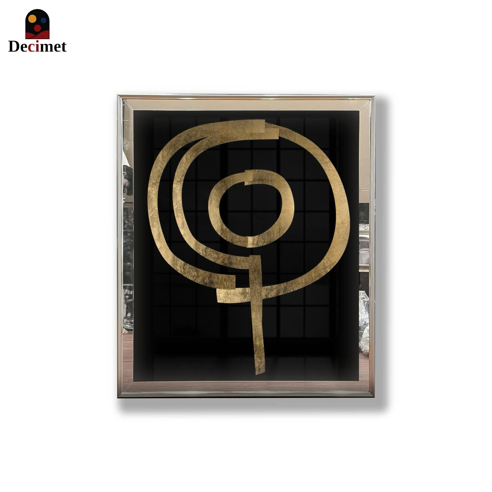 Tranh Khung Gương Ghép 1 Viền Composite Esty